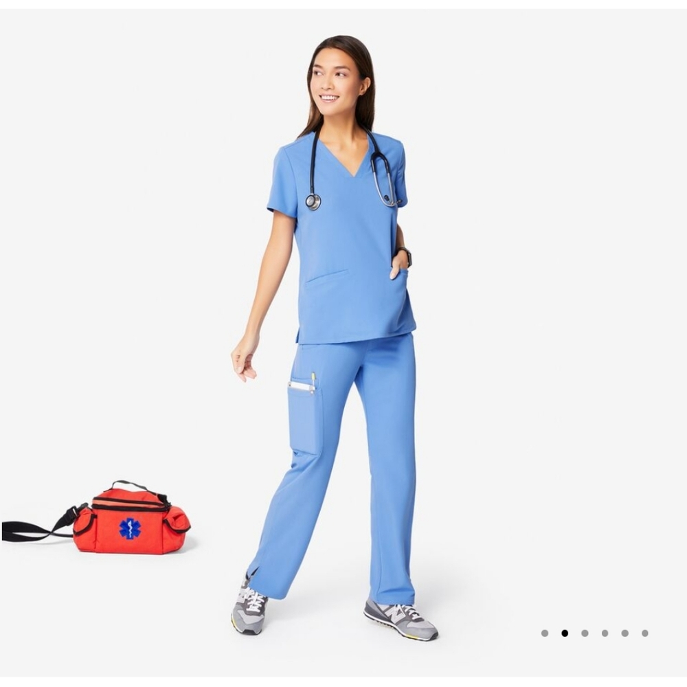 2 sets of Figs Ceil Blue Scrubs